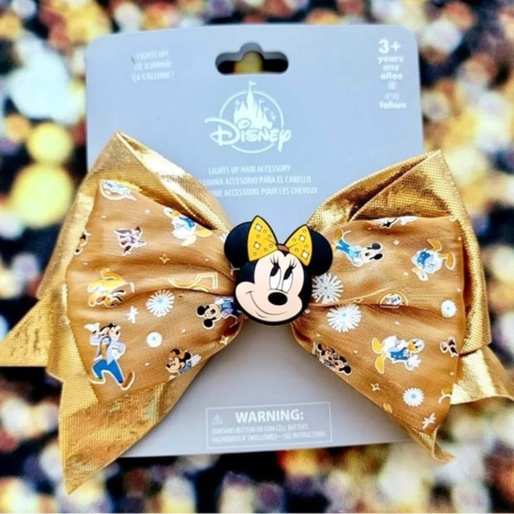 Disney 50th aniversary light up minnie bow